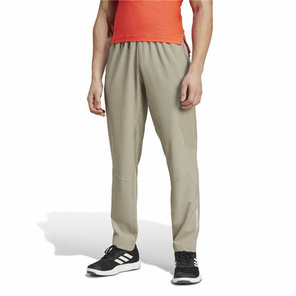 Long Sports Trousers Adidas Gym+ 3S Grey Men-8
