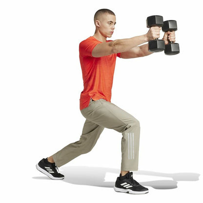 Long Sports Trousers Adidas Gym+ 3S Grey Men-6