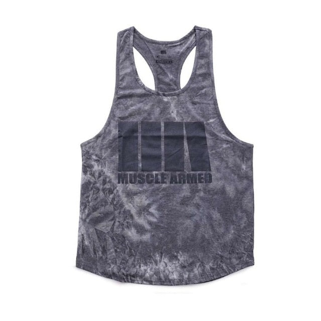 Gyms Fitness Workout Singlet Sling Vest Men Bodybuilding Tank Top Camouflage sleeveless Shirt Boy Summer Brand gym clothing-10
