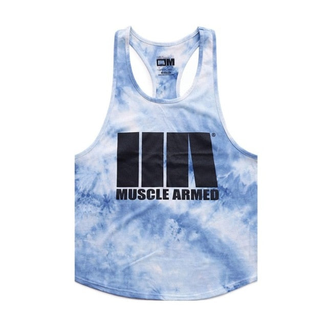 Gyms Fitness Workout Singlet Sling Vest Men Bodybuilding Tank Top Camouflage sleeveless Shirt Boy Summer Brand gym clothing-15