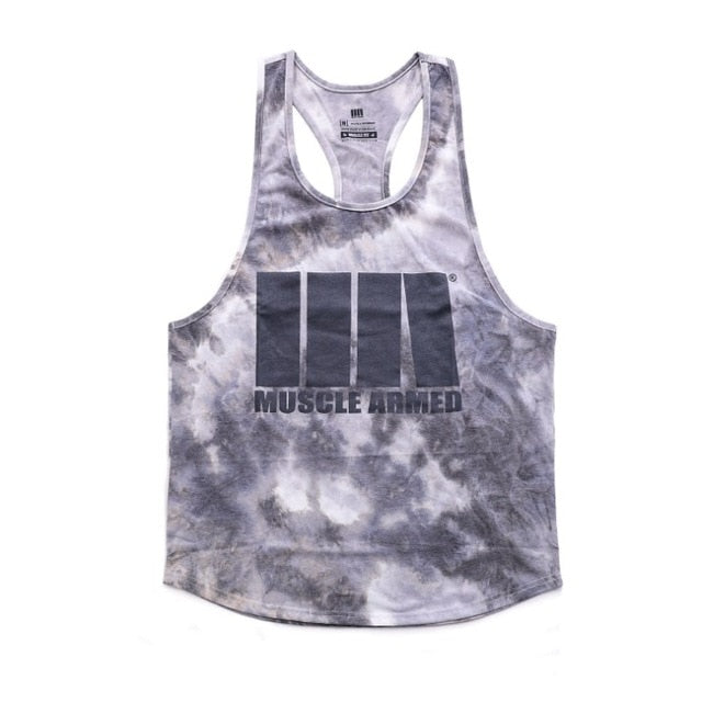 Gyms Fitness Workout Singlet Sling Vest Men Bodybuilding Tank Top Camouflage sleeveless Shirt Boy Summer Brand gym clothing-11