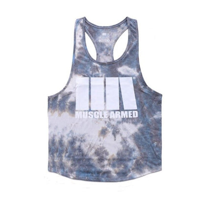 Gyms Fitness Workout Singlet Sling Vest Men Bodybuilding Tank Top Camouflage sleeveless Shirt Boy Summer Brand gym clothing-5
