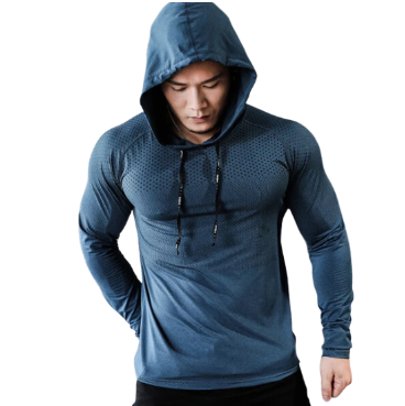 Men's Fitness Tracksuit as Running Sport Hoodie & Gym Joggers Set-0