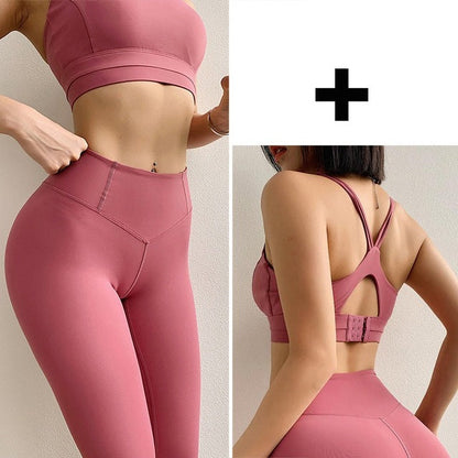 Women High Waist Leggings Professional Gym-11